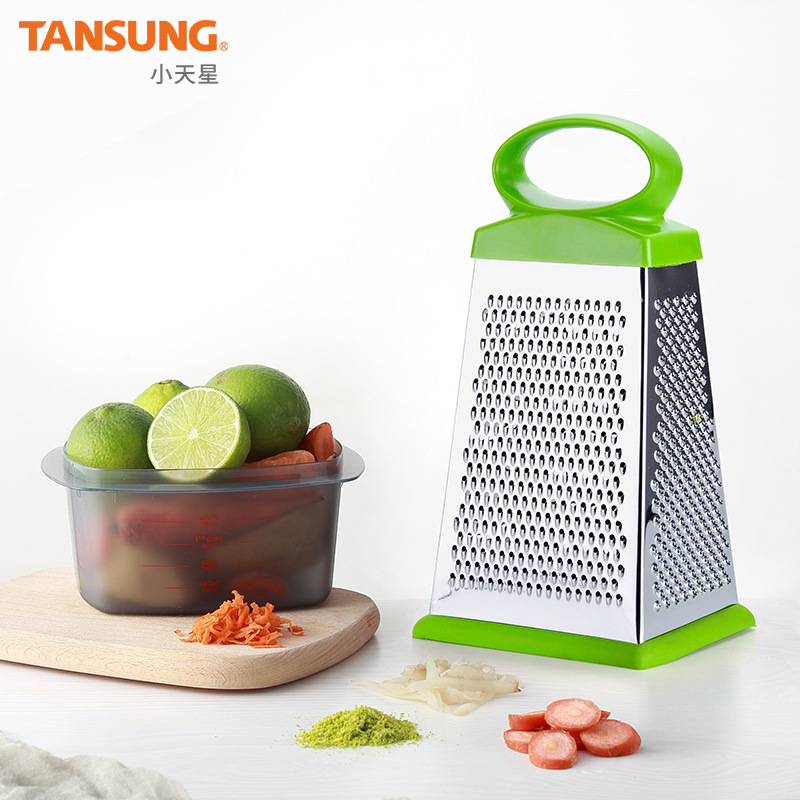 Kitchen supplies vegetable cutter four-sided planer vegetable grater stainless steel potato shredder wholesale