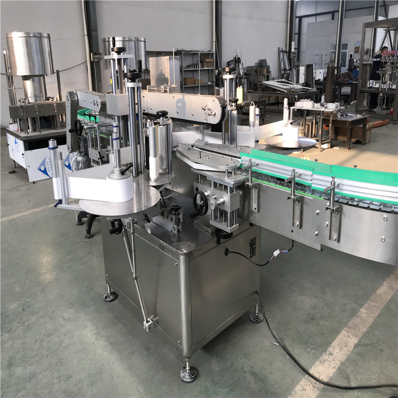 贴标机 全自动双标贴标机 白酒玻璃瓷瓶方瓶橄榄油方瓶贴标机