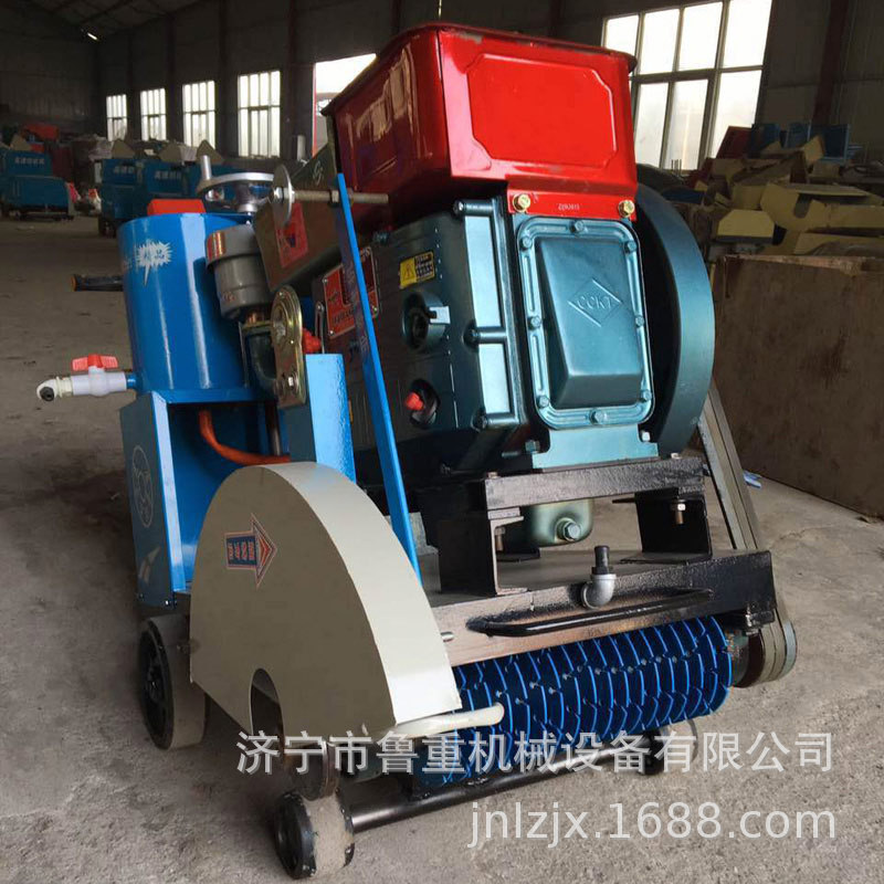 厂家生产优质电动马路刻纹机 18型高效汽油路面刻纹机