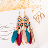 Feather earrings 2024 Your Titi Yiwu Diqian Jewelry