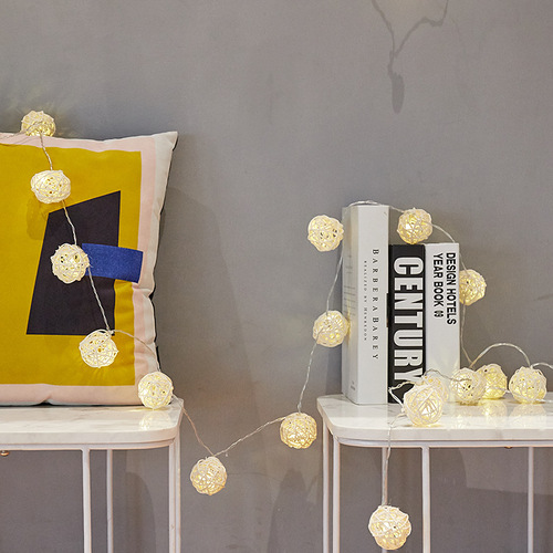 Factory wholesale Thai sepak takraw lamps led string lights Christmas children's room decoration lights colorful lights holiday lights battery models