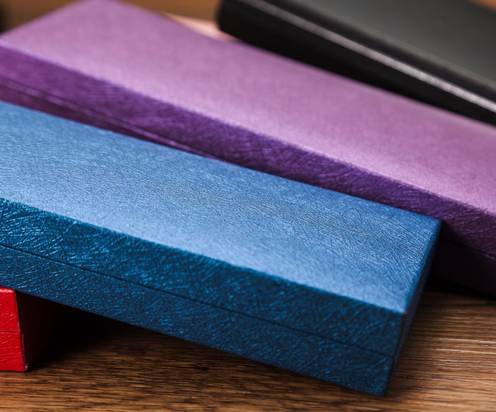 Caja de lápiz impresión negocio pluma embalaje papel caja de regalo creativo publicidad papelería caja de lápiz negro al por mayor