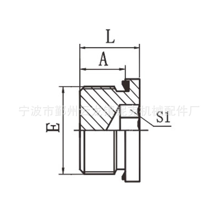British pipe external thread rubber gasket sealing hexagonal plug…