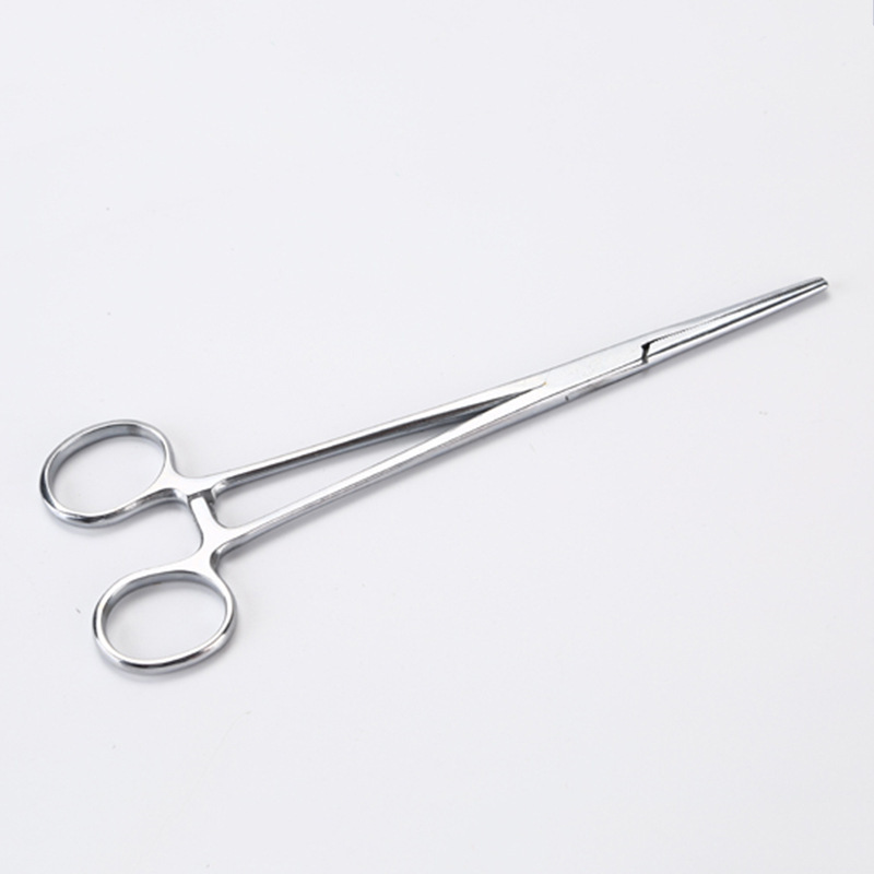 现货不锈钢止血钳持针钳宠物拔毛钓鱼取钩钳拔火罐钳子直头工具钳