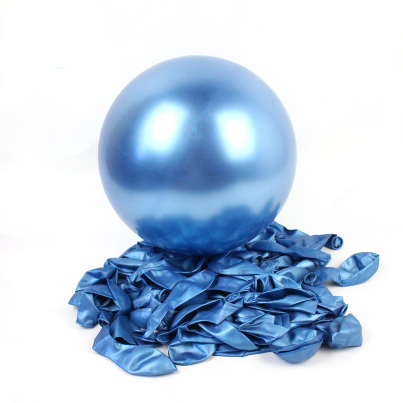 Globos cromados metálicos de 10 pulgadas, personalizables con logo, decoración para eventos