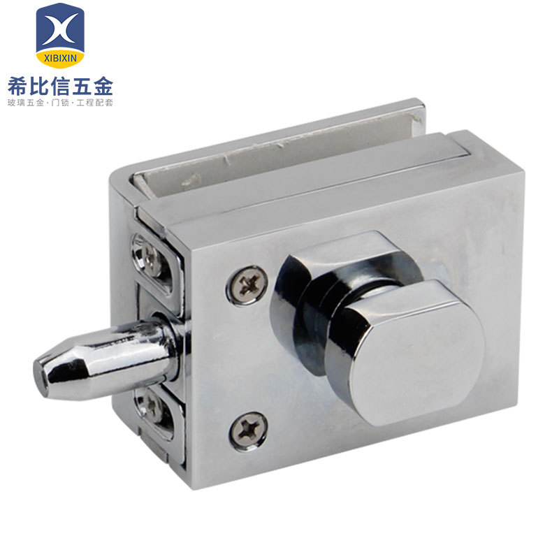 Xibixin puerta de vidrio piso pestillo cerradura de piso sola puerta nuevo cuarto de ducha cerradura de la puerta de vidrio cerradura de baño suministro directo de fábrica