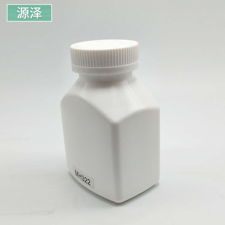 300ML食品级斜肩方瓶压旋盖保健品瓶软胶囊压片包装瓶加厚塑料瓶