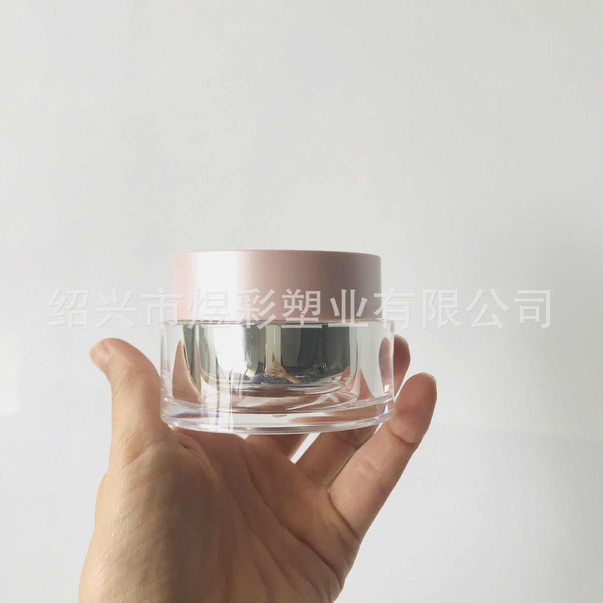 韩版亚克力膏霜瓶 50g 60g双层透明直角面霜瓶 胶囊瓶 面膜瓶