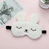 Fashionable sleep mask, plush rabbit, suitable for import, wholesale