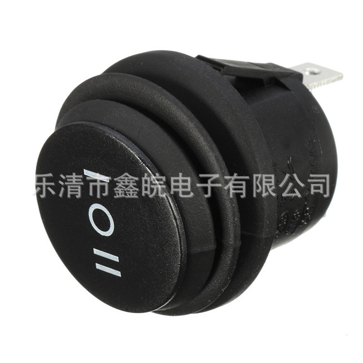 供应KCD2圆形防水开关三档三脚连体防水船型开关防水防尘开关