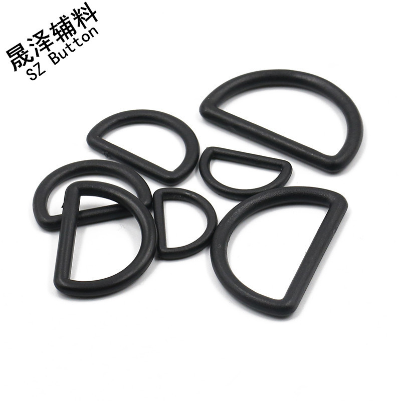 Plastic D-Ring semi-circular D-shaped buckle pregnant women elastic band adjustment buckle children's straps backpack luggage accessories