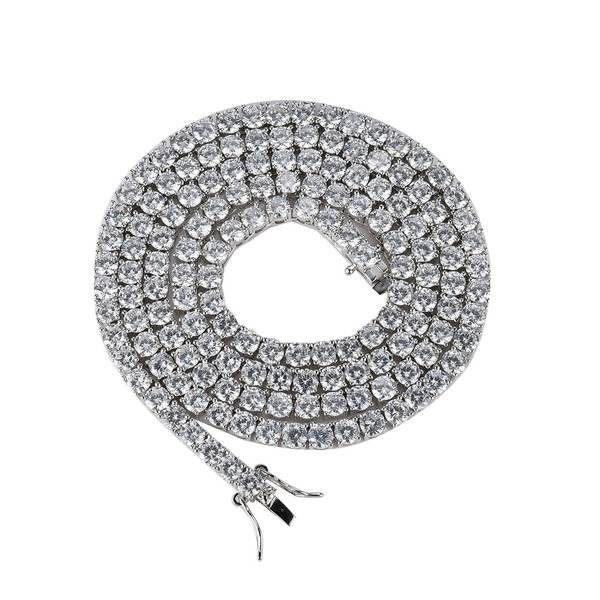 Tennis pendant with zircon