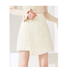 2024春秋新款高端女装气质通勤小香风流苏半身裙一件代发传淘宝