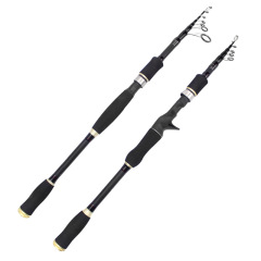 Weihe short section retractable lure rod long-range straight handle 2.7m carbon portable fishing rod wholesale