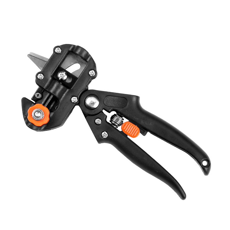 Máquina de injerto de árboles frutales Dispositivo de injerto cuchillo de injerto de plántulas tijeras de injerto de jardín cuchillo de la hoja de injerto de la rama de múltiples funciones