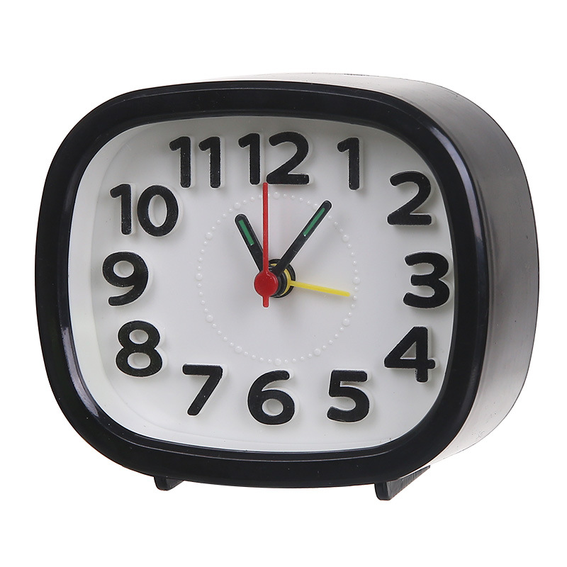 Reloj Despertador Digital de Escritorio de Plástico ABS con Alarma para Dormitorio y Oficina