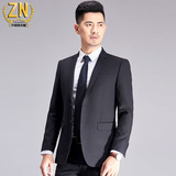 034 Мужские бизнес -набор костюмов Suits Suts Slim Professional Business Suit Elastic Suit