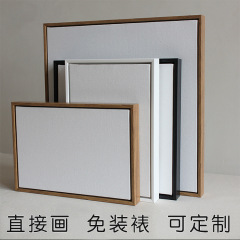 簡約派空白免裝裱丙烯油畫框裝飾油畫外框油畫一件代發裝飾畫批發