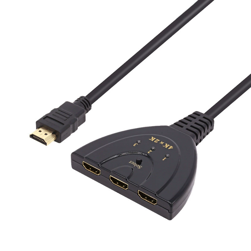 HDMI переключатель 3-в-1, сплиттер 4K HD для компьютера и монитора 4k2K