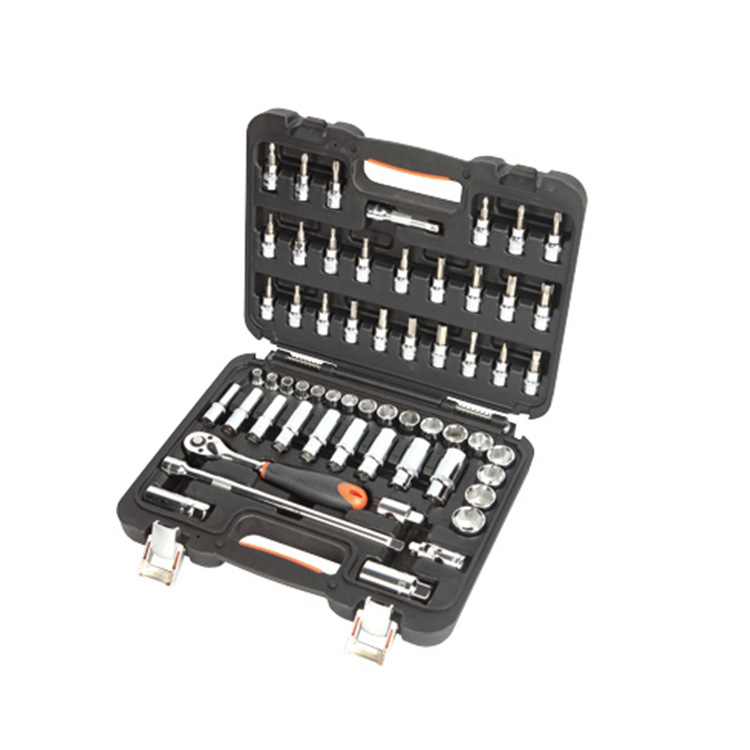 钢盾工具 58件10mm公制套筒组套 机修汽修套装S010003