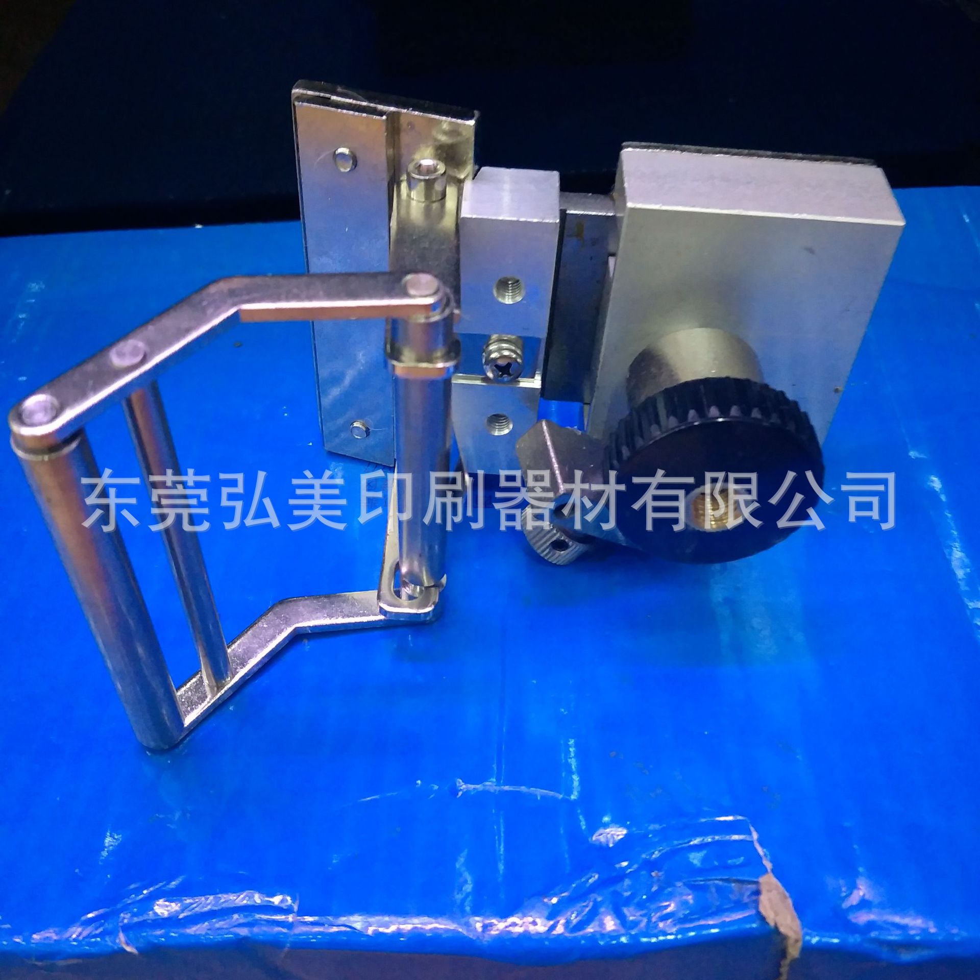 恒辉移印机刮刀架组合件 包含刀夹油辊 原厂移印机器配件