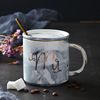 Marble ceramics, brand cup, coffee gift box for beloved, European style, Birthday gift, wholesale