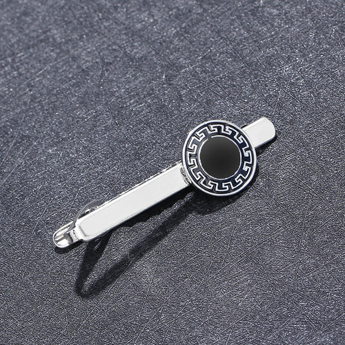 Factory direct sales European and American cross-border fashion hot-selling men's tie clip business French shirt accessories Wish Amazon