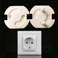 A complete collection of foreign power sockets, European-style protective cover, insulating cover, protective anti-shock socket hole cover, 2-phase 3-hole