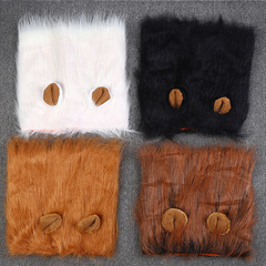 Manufacturer Direct Pet Wig Wolf Instantly Turns into a Lion Funny Lion Headwear for Dogs Dog Collar Wholesale