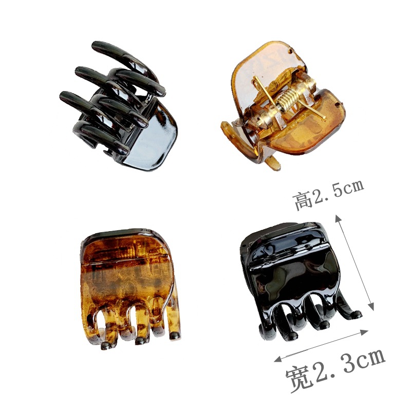 PS small 2.3cm small grip clip plastic top clip hair accessories headdress Europe and the United States hot wig clip factory outlet