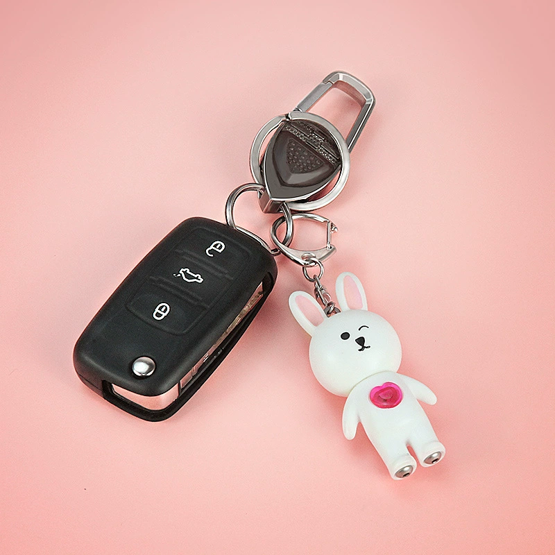Electric anti-static cartoon keychain