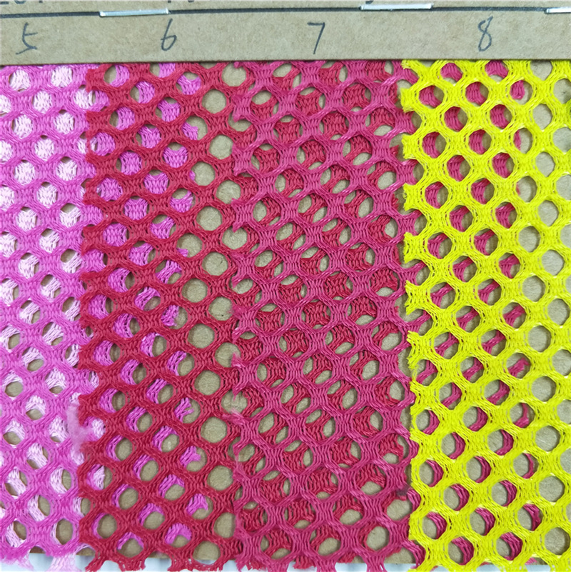 现货供应 时尚大孔网眼布布 双眼网 洗衣袋手袋 户外箱包面料