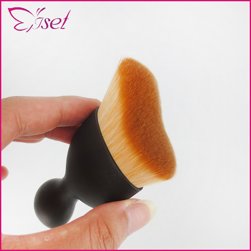 ISET cepillo de maquillaje de copa única sello cepillo plano curva contorno cepillo de maquillaje cepillo de sombra maquillaje de belleza