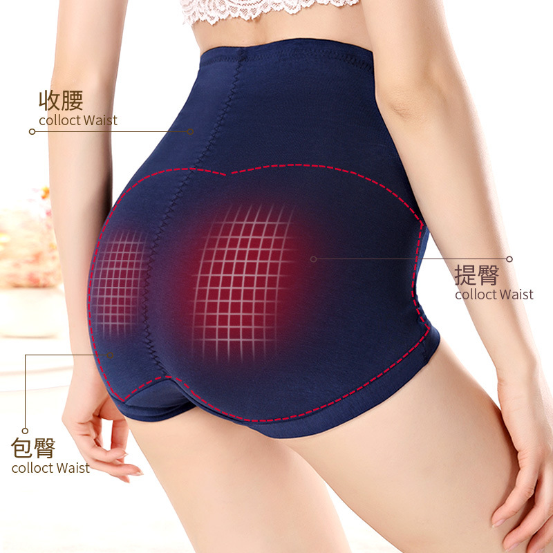 Women's High-Waisted Shaping Postpartum Triangle Pajama Bottoms with Pure Cotton and Wide Waistband - Summer Wholesale New Arrival