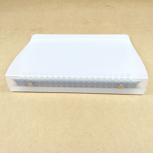 Frosted translucent PP strap binder shell A4B5A5A6A7 6-hole loose-leaf notebook notebook notepad