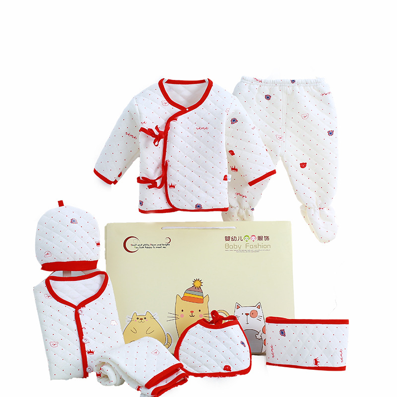 Caja de regalo para bebé recién nacido 2024, conjunto completo de ropa interior de algodón fino para bebés y niños.