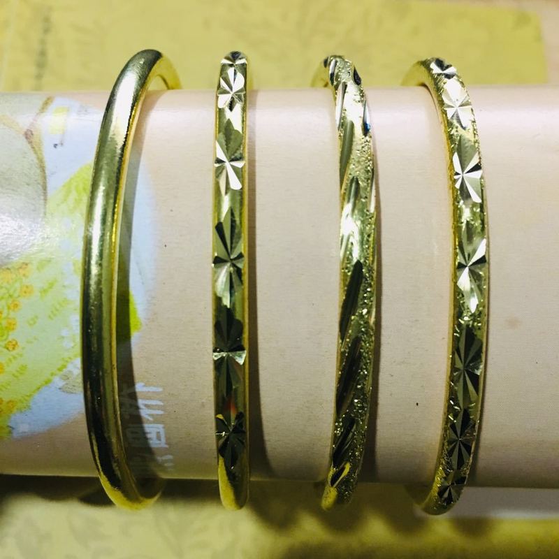 4mm Brass Bracelet Brass Gypsophila Bracelet Meteor Shower Bracelet Brass Bracelet Coil Bracelet