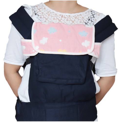 New cotton gauze sling dribbling sling wrap around pad sling chest dribbling napkin bite napkin baby