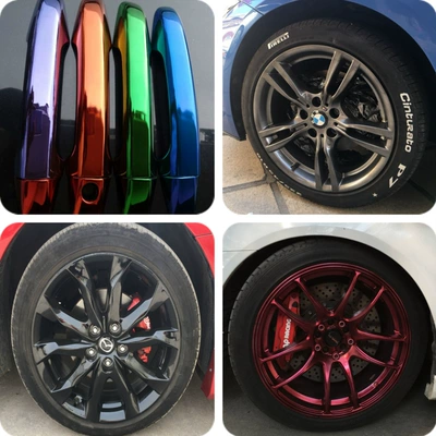 Avtomobil boyası – black electroplating wheel hub paint