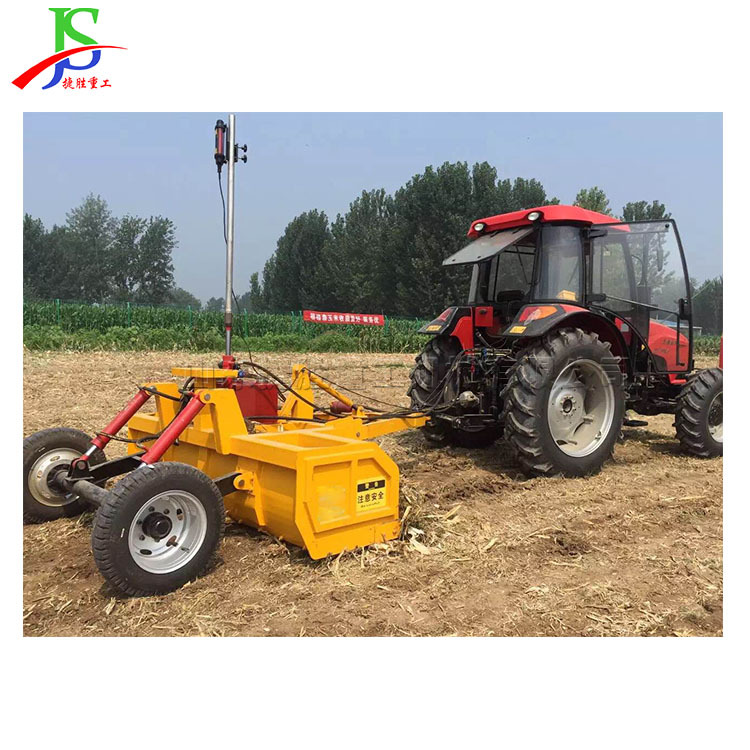 2.5米悬挂式农用平地机 双发射器土地铲运机 小型农田土地刮平机