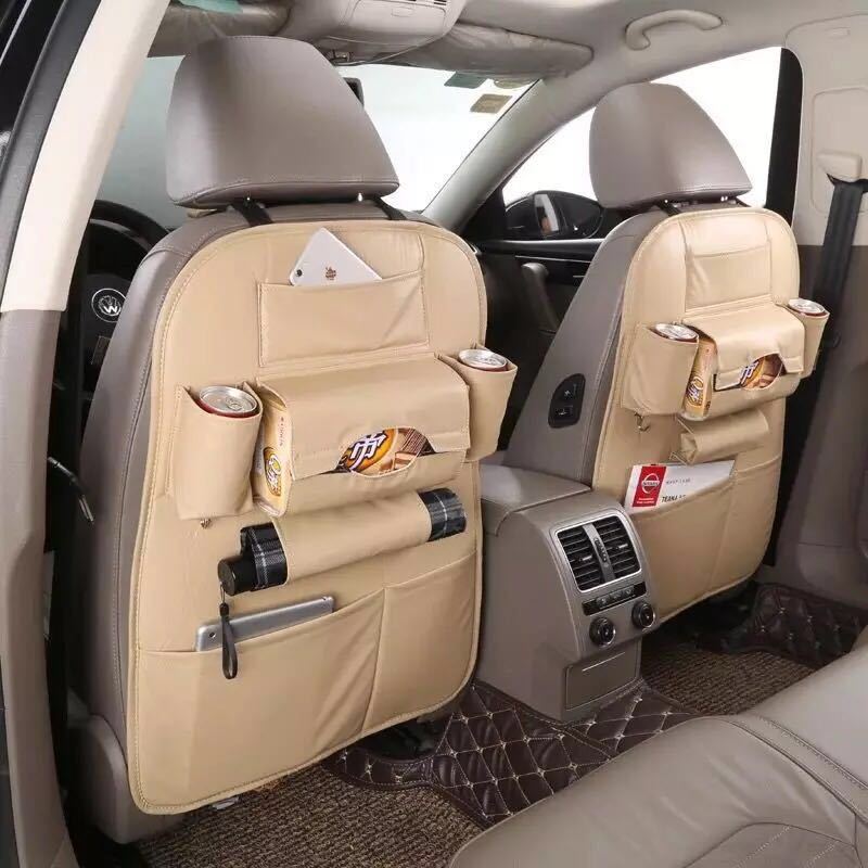 Bolsa de almacenamiento de asiento de coche de cuero bolsa de almacenamiento de asiento de coche bolsa de almacenamiento de coche