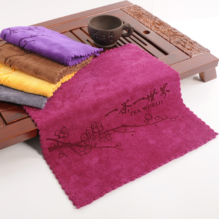 Thickened Absorbent Tea Towel Tea Set Accessories Tea Cloth Tea Table Rag Customizable Logo Gift Packaging Bag Thickened Absorbent Tea Towel Tea Set Accessories Tea Cloth Tea Table Rag Customizable Logo Gift Packaging Bag