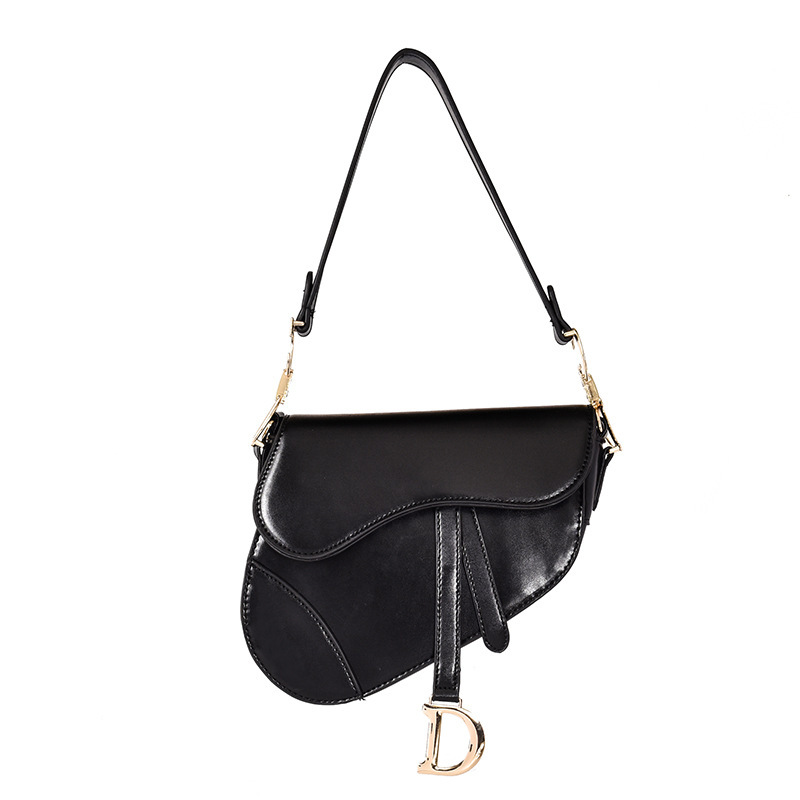 Cross-Border Popular Saddle Bag for Women 2024 New Mini Saddle Horseshoe Small Bag Handbag Wide Shoulder Strap Crossbody Bag Cross-Border Popular Saddle Bag for Women 2024 New Mini Saddle Horseshoe Small Bag Handbag Wide Shoulder Strap Crossbody Bag