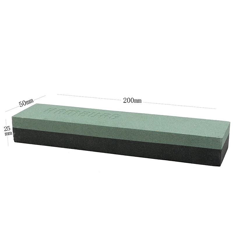 grinding oil stone burger hamburg black green carbide double -sided oil stone supply 120/240 mesh grinding stone
