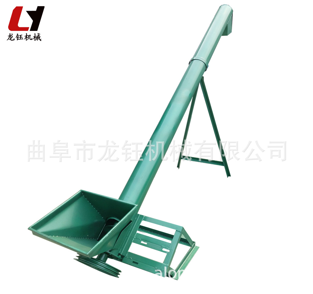 龙钰机械厂家直销LY-140螺旋绞龙粮食输送机 质保管式物料提升机
