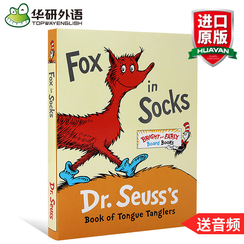 Original English Picture Book Fox in Socks Dr. Seuss Series Original English Picture Book Fox in Socks Dr. Seuss Series