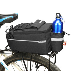 B-SOUL Mountain Bike Rear Rack Electric Folding Shelf Bag Cycling Equipment Saddle Bag Accessory