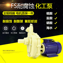 FS102/103工程塑料ABS耐腐蚀防腐卧式耐酸碱盐酸化工泵自吸泵380V