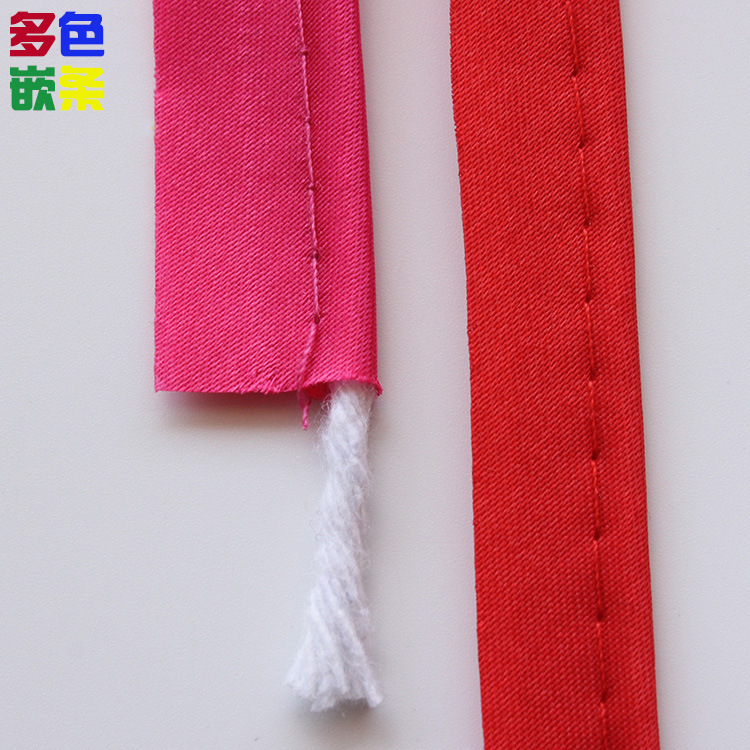 Clothing Accessories Hemming Rope Mother Belt Core Rope Pillow Pajamas Piping Quilt Cover Embedded Satin Belt Wholesale