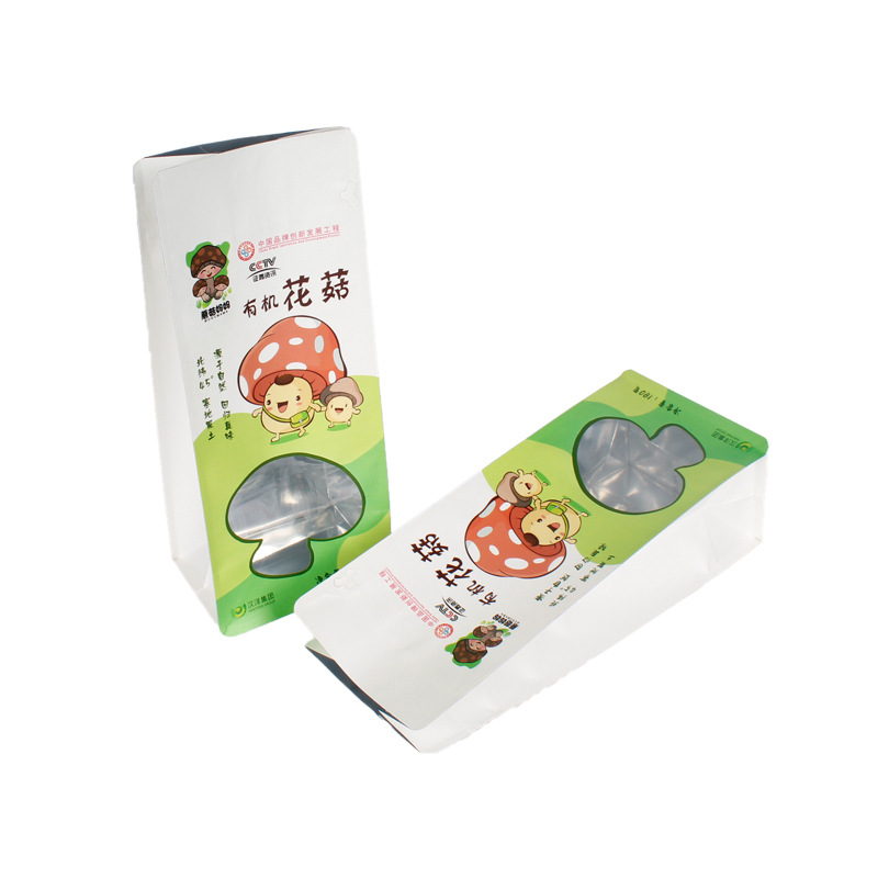 花茹包装袋 牛皮纸八边封拉链袋 巧克力包装袋 休闲食品包装袋